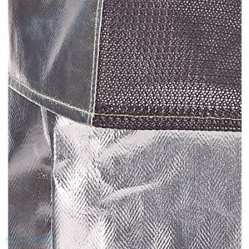 KAREWEAR Aluminized Jacket 2XL Carbon Kevlar(R), 9WP76