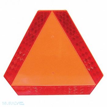 DEFLECTO Vehicle Placard Slow Moving Vehicle Sign, 8DN62