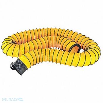 ECKO Vent Duct 8 1/2 In Dia x 15 ft Ylw, 9KDK5