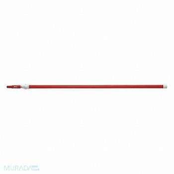 VIKAN E4132 Telescopic Handle 231 in L Red, 8DNG5
