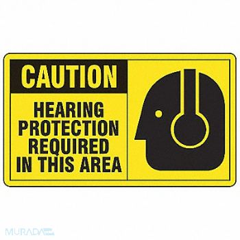 ACCUFORM Safety Label 3 1/2 inx5 in Vinyl PK5, 8YLJ2