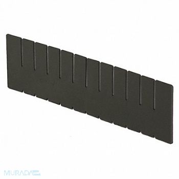 LEWISBINS Divider Black Polyethylene 4 7/16 in, 8DPY0