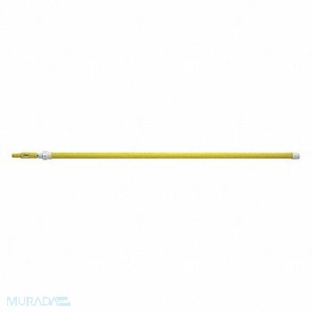 VIKAN E4132 Telescopic Handle 231 in L Yellow, 8DR48