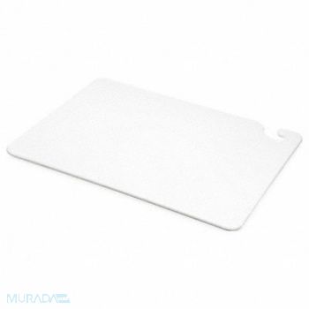 SAN JAMAR Cutting Board 20 x 15 x 1/2 In White, 8DRF5