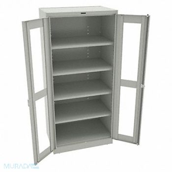 TENNSCO Storage Cabinet 78 x36 x24 LtGry 4Shlv, 8DRG4