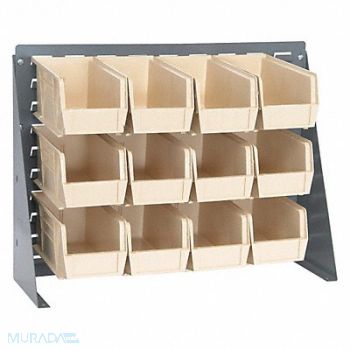 QUANTUM STORAGE SYSTEMS Louvrd Bnch Rk 1/4x21x27in LdCap 140lb, 8DU41