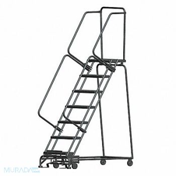 BALLYMORE Lockstep Rolling Ladder Steel 70 In.H, 8DUP4