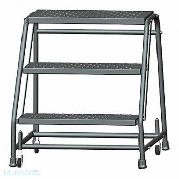 BALLYMORE Rolling Ladder Steel 28-1/2 In.H, 8DV88