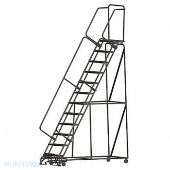 BALLYMORE Lockstep Rolling Ladder Steel 120 In.H, 8DYT6