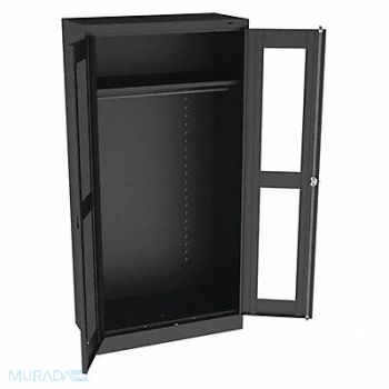 TENNSCO Storage Cabinet 72 x36 x24 Black 4Shlv, 8DZV2
