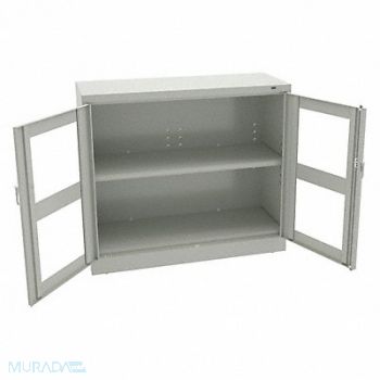 TENNSCO Shelving Cabinet 42 H 48 W Light Gray, 8E139