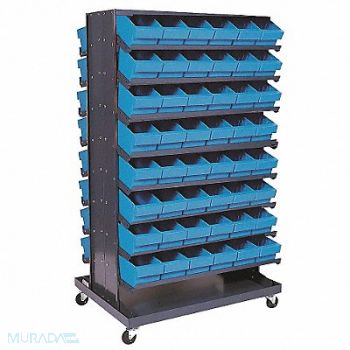 QUANTUM STORAGE SYSTEMS J0326 Mobile Pick Rack Blue Steel, 8EAP5