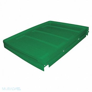 GRAINGER APPROVED Truck Lid Green Fits 45-9/10 cu ft., 8EAT8