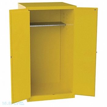 JAMCO Cabinet 2-Dr 55 gal Flammable 34x65x34, 8EC28