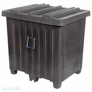 MYTON INDUSTRIES Bulk Container Black, 8Y712