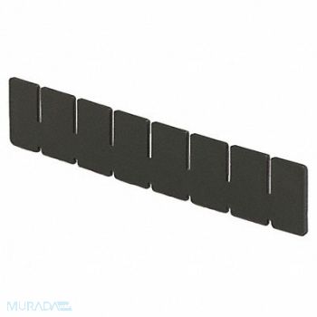 LEWISBINS Divider Black Polyethylene 1.9 in, 8ECR5
