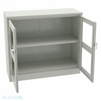 TENNSCO Storage Cabinet 42 x48 x18 LtGry 2Shlv, 8ED42