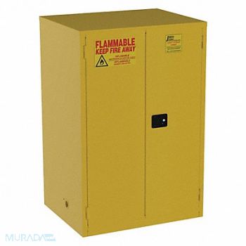 JAMCO Cabinet 2-Dr 90 gal Flammable 34x65x43, 8EDY8