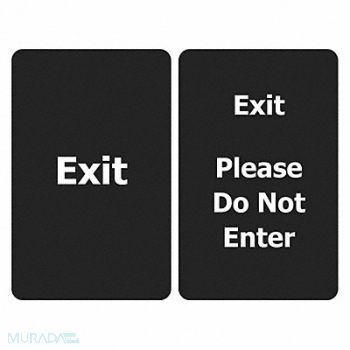 TENSABARRIER EXIT PLEASE DO NOT ENTER BLACK, 8EET2