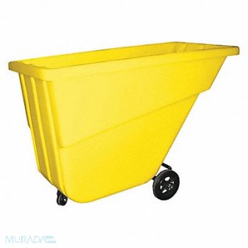 GRAINGER APPROVED Tilt Truck Light-Duty 5/8 cu yd. Yellow, 9DPA8
