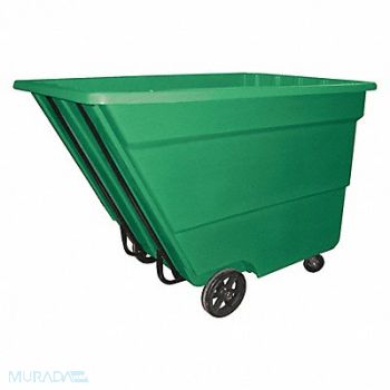 GRAINGER APPROVED Tilt Truck Medium-Duty 2-1/4 cu yd Green, 8EFD7