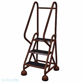 COTTERMAN F2128 Rolling Ladder Hndrl Platfm 27 In H, 8EGL0