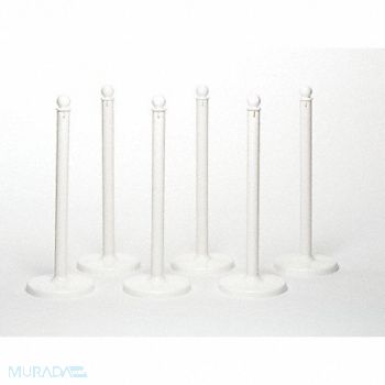 MR. CHAIN E1218 Medium Duty Stanchion 40 in H PK6, 8EGU1