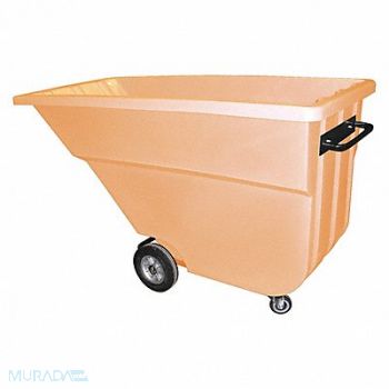 GRAINGER APPROVED Tilt Truck Light-Duty 1-1/8 cu yd Orange, 8EPR8