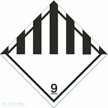 GRAINGER APPROVED DOT Container Label 4 Label W PK100, 9WH20