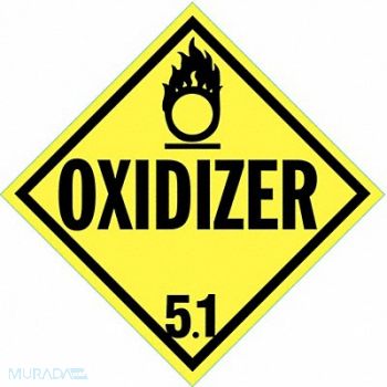 STRANCO INC DOT Container Placard 10-3/4 W PK10, 9WJY3