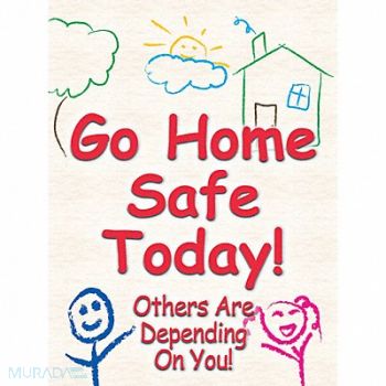 ACCUFORM Safety Poster 22 in x 17 in Plastic, 8FZJ2