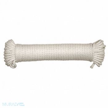ALL GEAR Weep Cord Cotton 5/16In. Dia 100ft L, 12A624