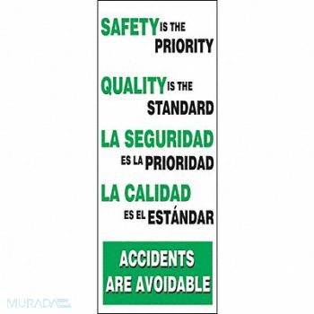 ACCUFORM Safety Banner 74in x 28in Poly Sheeting, 8GE69