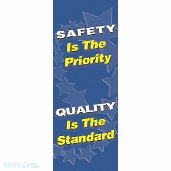 ACCUFORM Safety Banner 74in x 28in Poly Sheeting, 8GE70