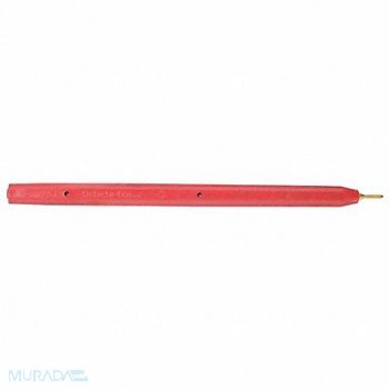 DETECTAPRO Metal Detectable Stick Pen Red PK50, 9KRE6