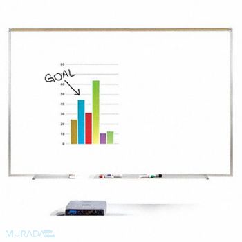 GHENT DryEraseProjectionBrd Porcelain 48-1/2 W, 8LMM3