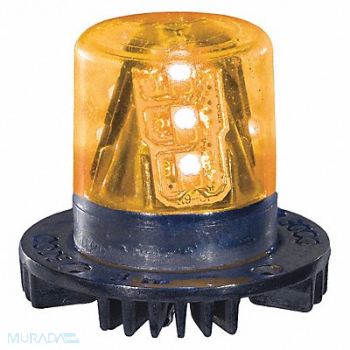 PSE AMBER LED Strobe Light Head 1 L 1-1/2 W, 9JZD7