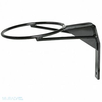 GRAINGER APPROVED Vertical Mount Cone Holder Black, 8M404