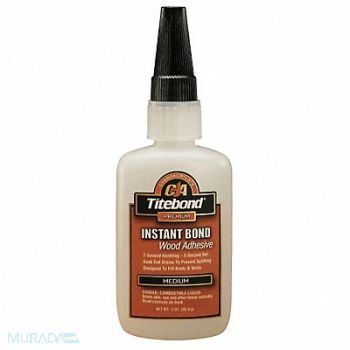 TITEBOND Instant Adhesive 2 oz Clear, 8MXH0