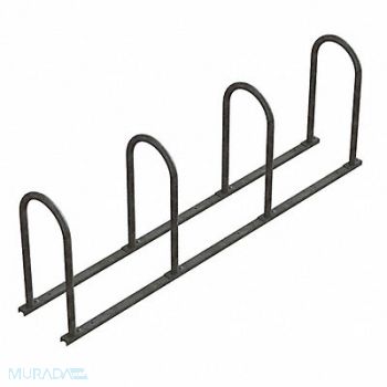 MADRAX Bike Rack 2-Sided 8-Bike 87 in Silver, 8N662