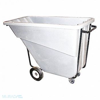 GRAINGER APPROVED Tilt Truck Medium-Duty 5/8 cu yd. White, 8N688