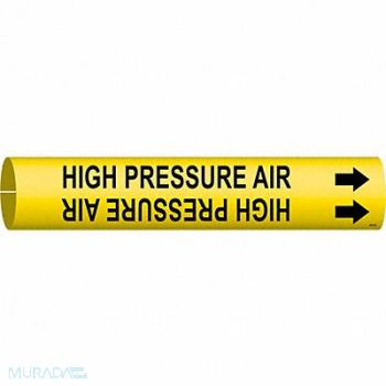 BRADY Pipe Marker High Pressure Air 7/8 in W, 8NAL6