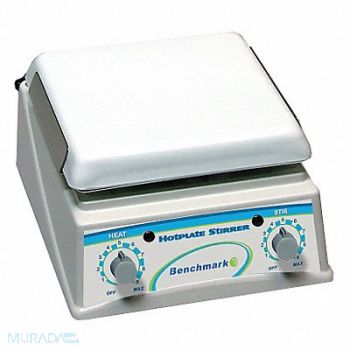 BENCHMARK SCIENTIFIC Hotplate Stirrer 4-65 deg 7.1 x7.1, 8NCF7