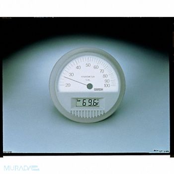 OAKTON Digital/Analog Hygrometer 0 to 160 F, 8NCJ0