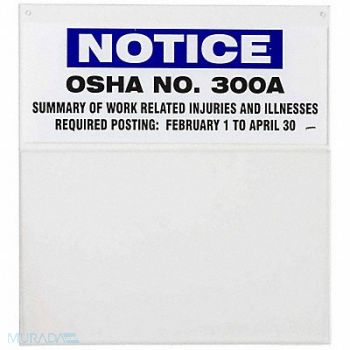 BRADY Information Board Acrylic, 8NEF9