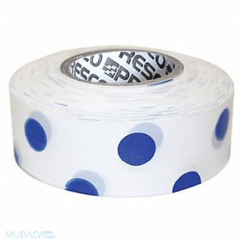 PRESCO PRODUCTS CO Flagging Tape White/Blu 300ft x 1-3/16In, 8NF19