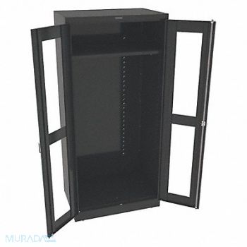 TENNSCO Storage Cabinet 78 x36 x24 Black 1Shlv, 8NFV3