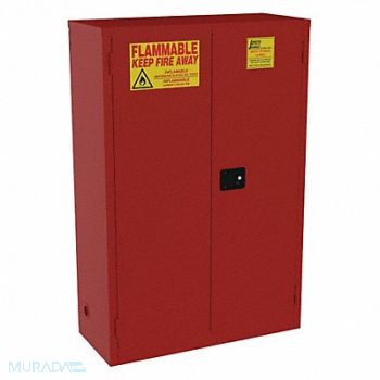 JAMCO Cabinet 2-Dr 72 gal Flammable 18x65x43, 8RWK7
