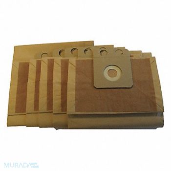 NILFISK Vacuum Bag Paper 2-Ply Reusable PK5, 8NHA8