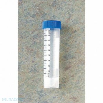 GRAINGER APPROVED Centrifuge Tube 50mL Sterile PP PK500, 8NHP2